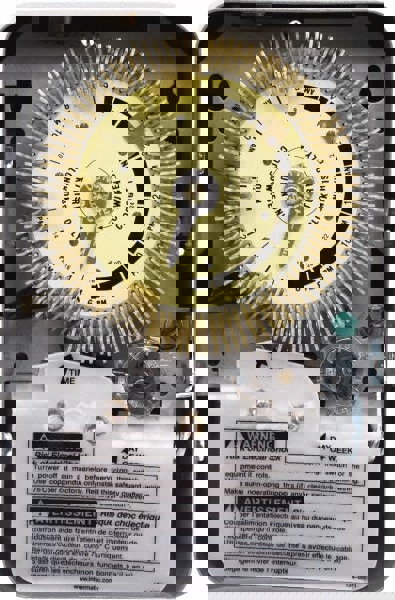 24 hr with Day Skipper Indoor Analog Electromechanical Timer